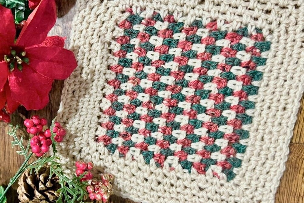 Striped Moss Blanket Square  FREE Crochet Pattern — Juniper & Oakes
