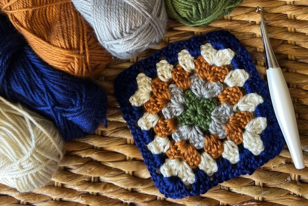 How to Crochet Multicolored Granny Squares for International Granny Square  Day — Juniper & Oakes
