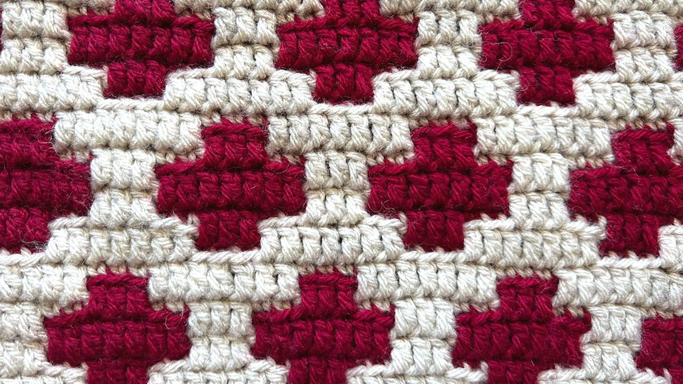 FREE Overlay Mosaic Crochet Chart - Hygge Cross - Mosaic Nordic Blanket CAL