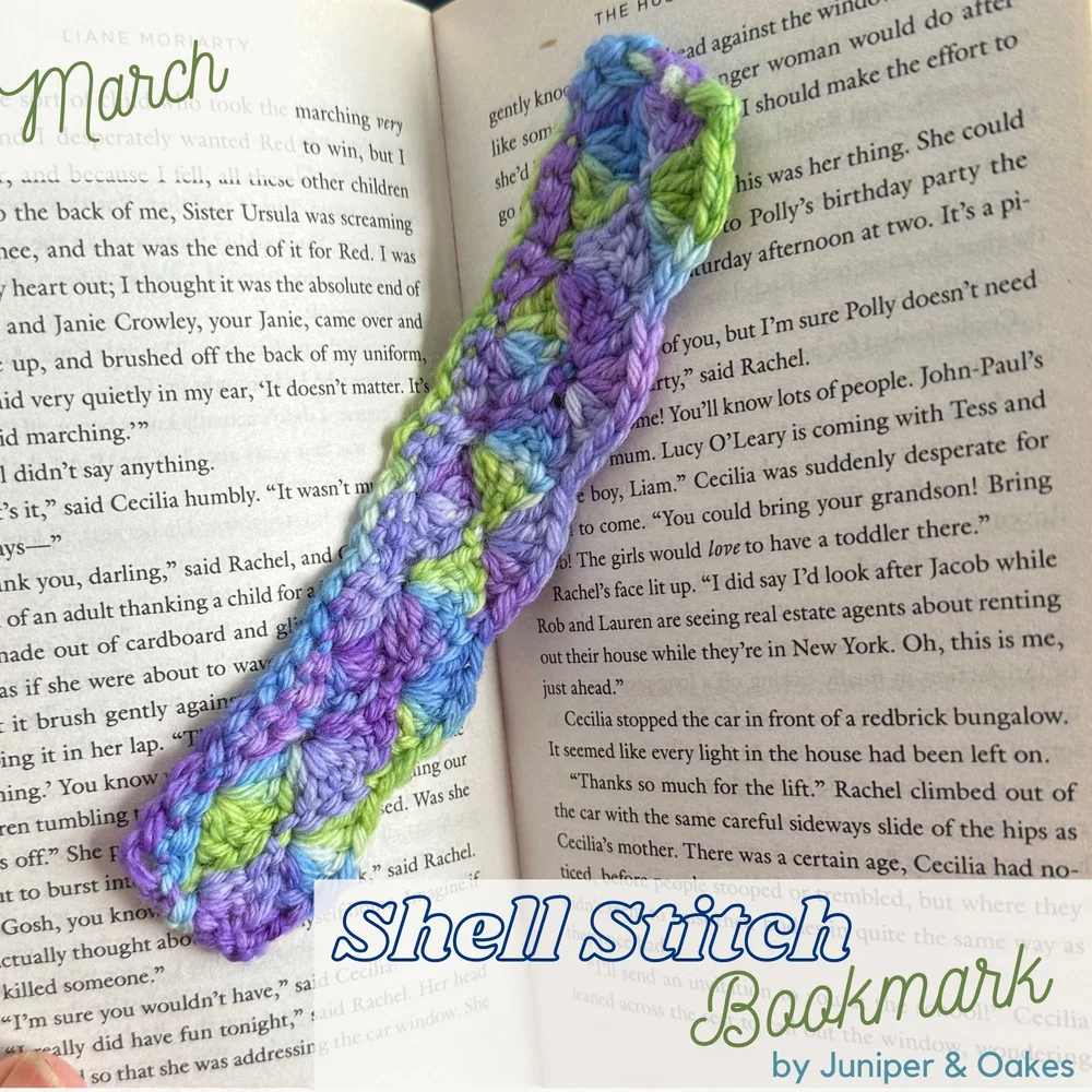 Free CAL | 12 Book Marks to Crochet with Hand-Dyed Yarn | Crochet Along ...