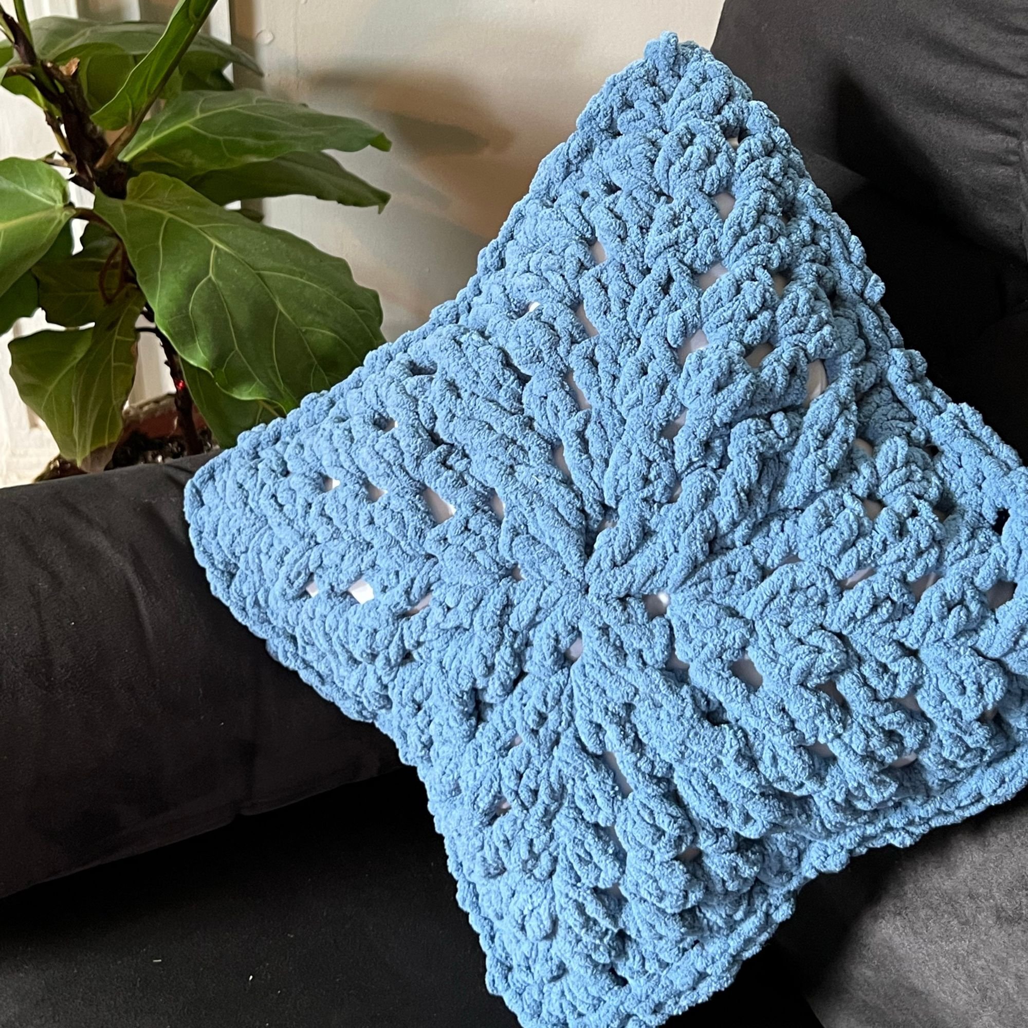 7 Granny Square Crochet Patterns You'll Love!  Crochet cushion cover,  Crochet pillow cover, Crochet cushion pattern