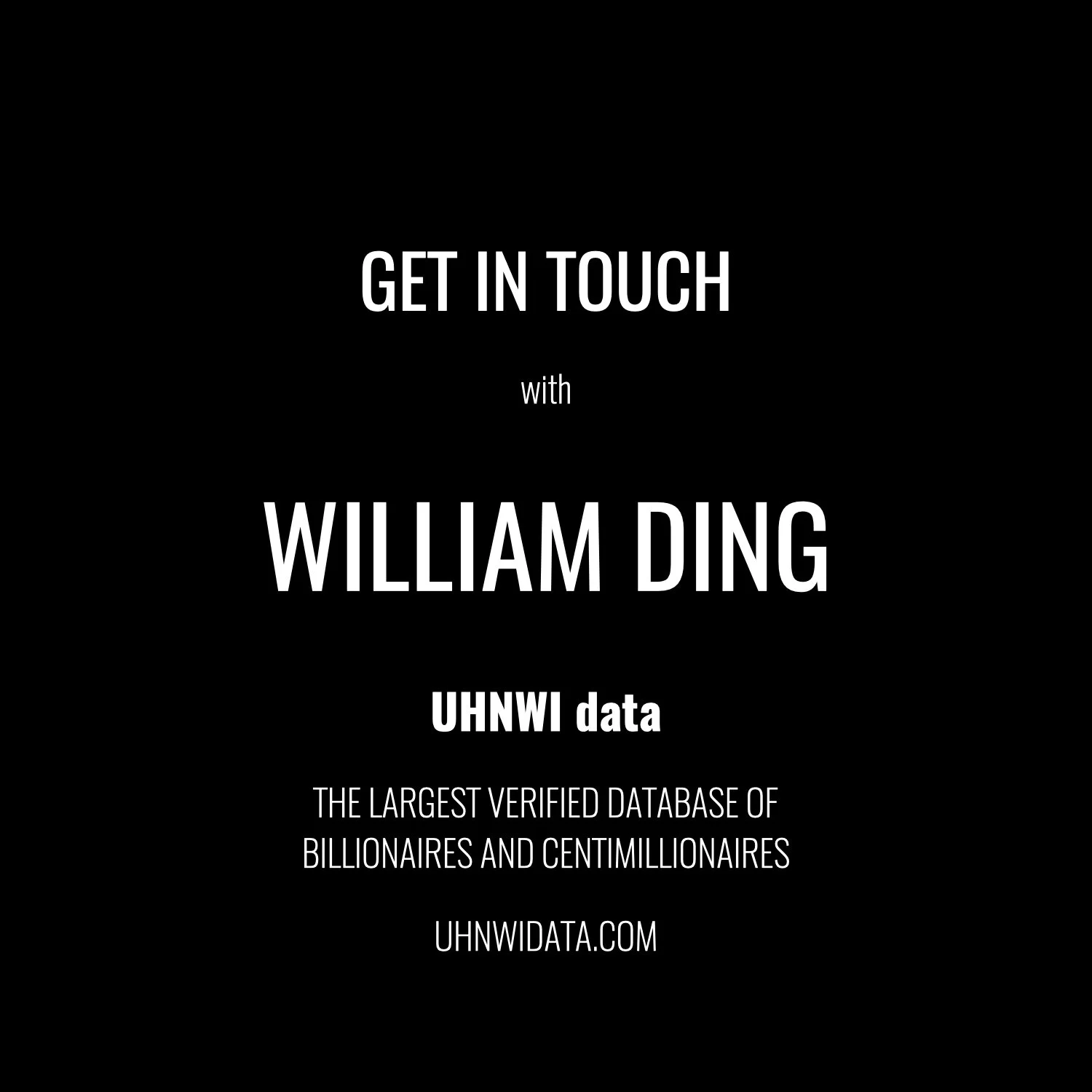 William Ding | $10B+