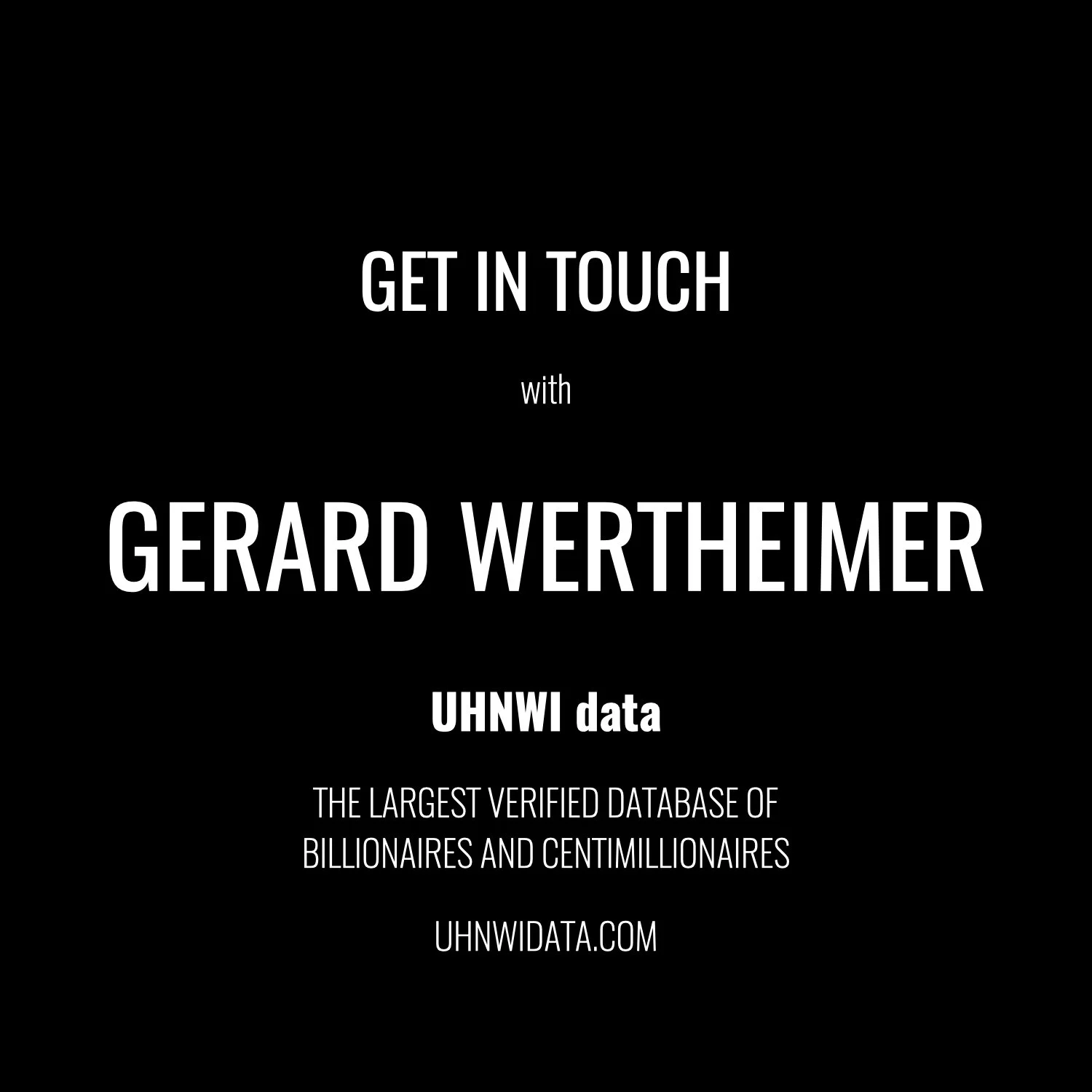 Gerard Wertheimer | $10B+