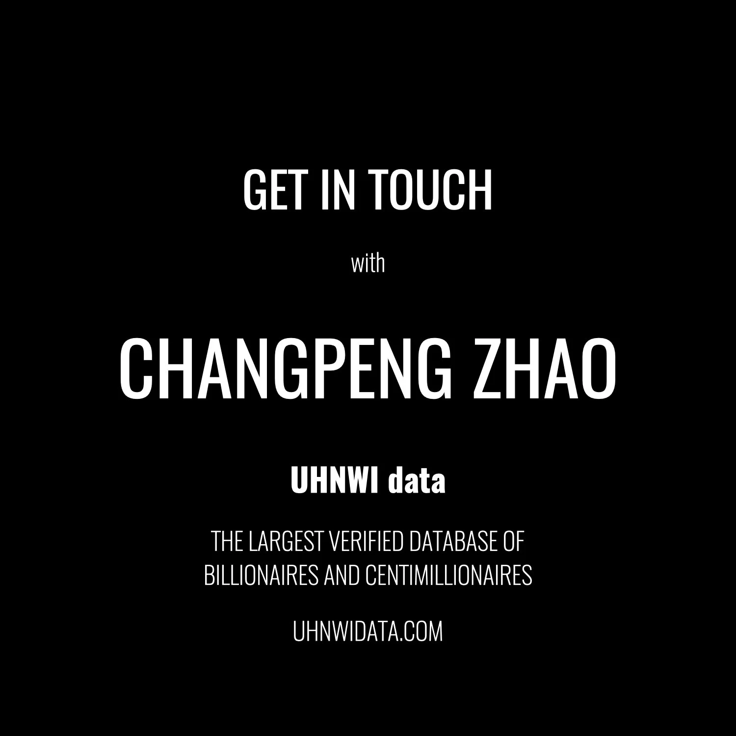 Changpeng Zhao | $50B+