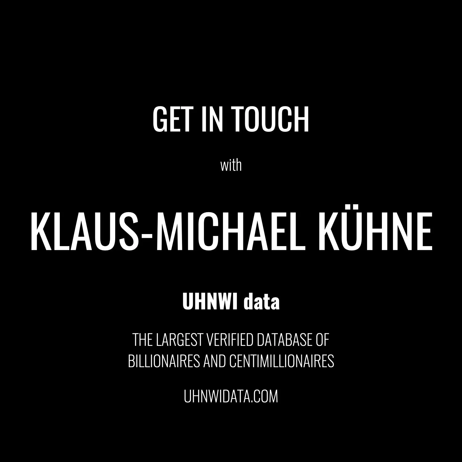 Klaus-Michael Kuehne | $10B+