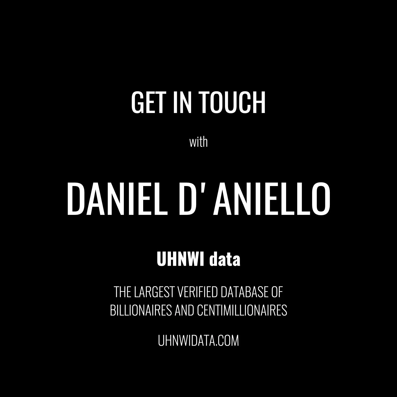 Daniel D'Aniello | $1B+