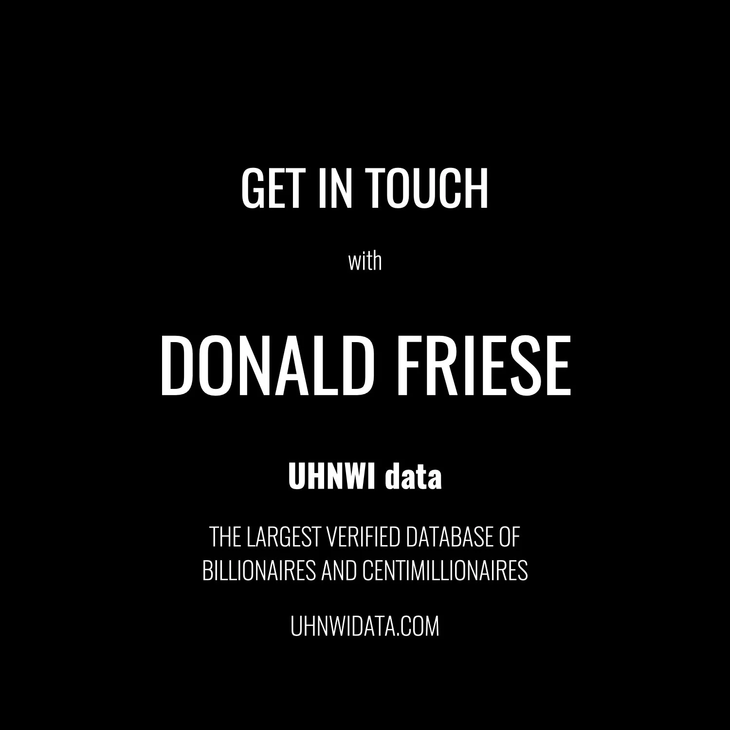 Donald Friese | $1B+