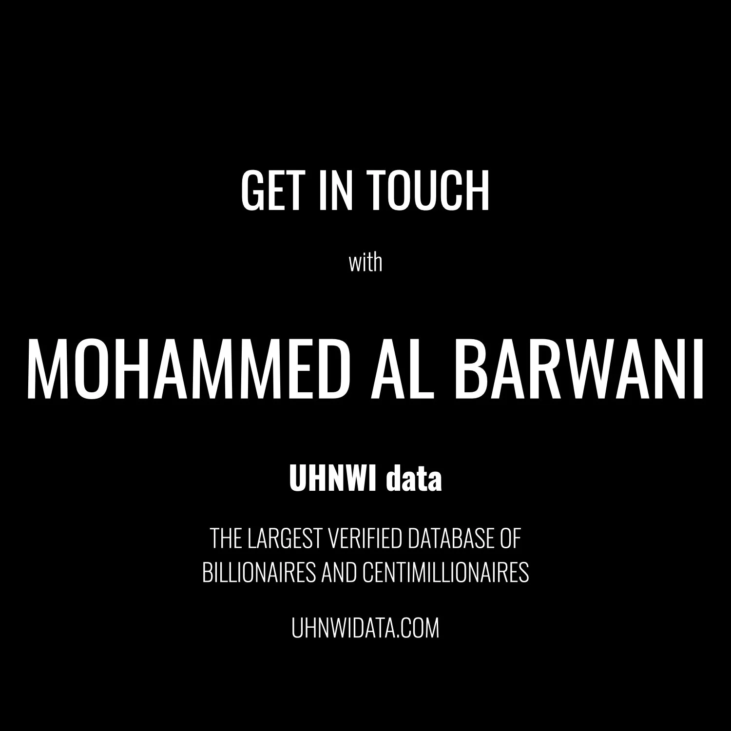 Mohammed Al Barwani | $1B+