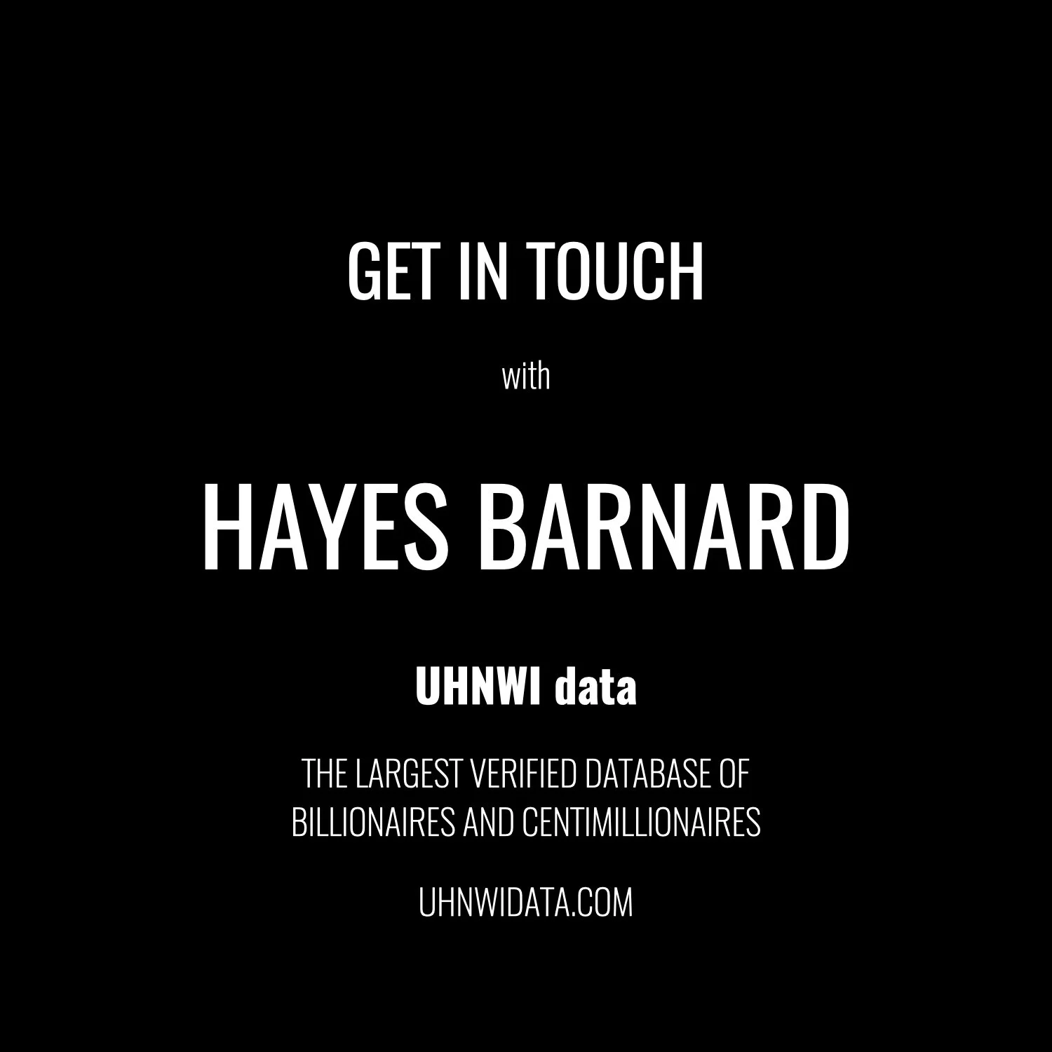 Hayes Barnard | $1B+