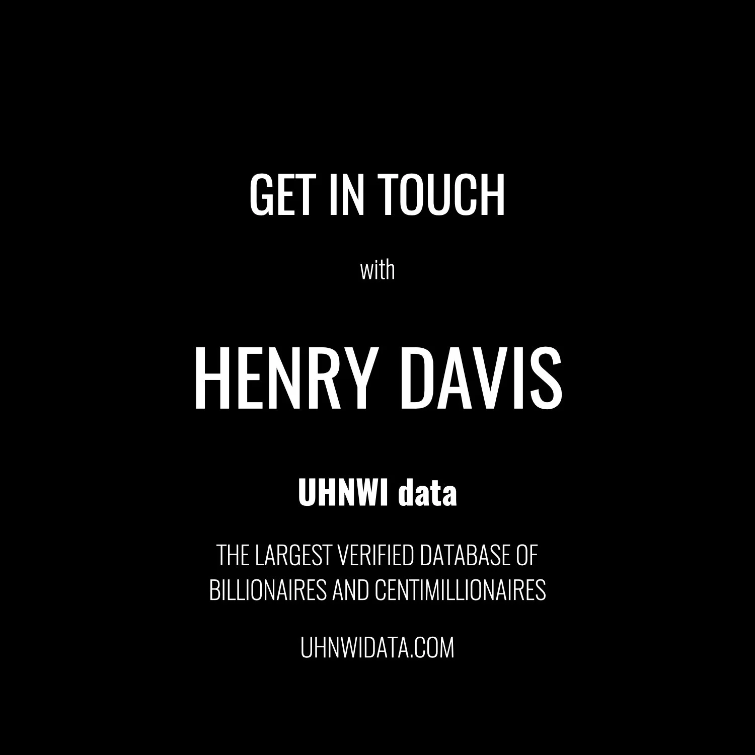 Henry Davis | $1B+