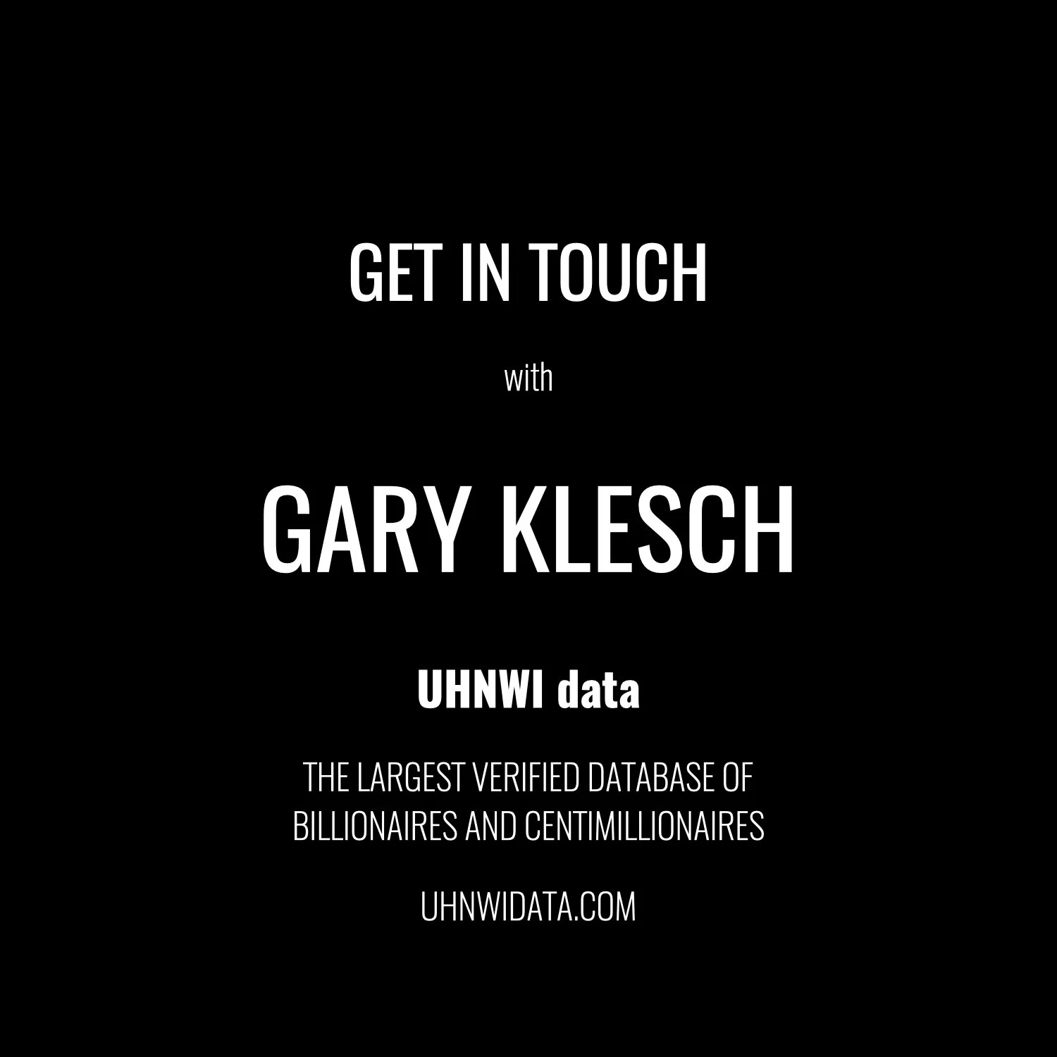 Gary Klesch | $1B+