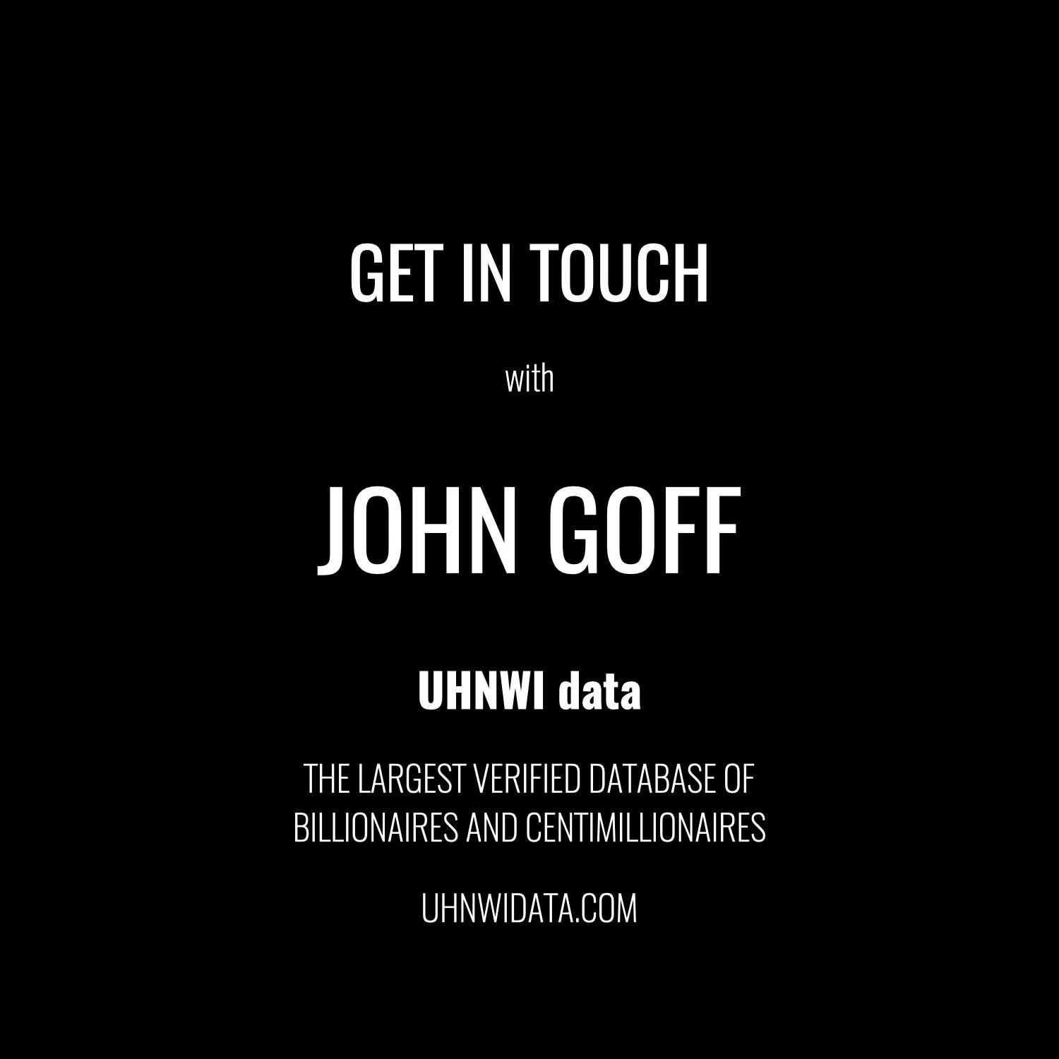 John Goff | $1B+