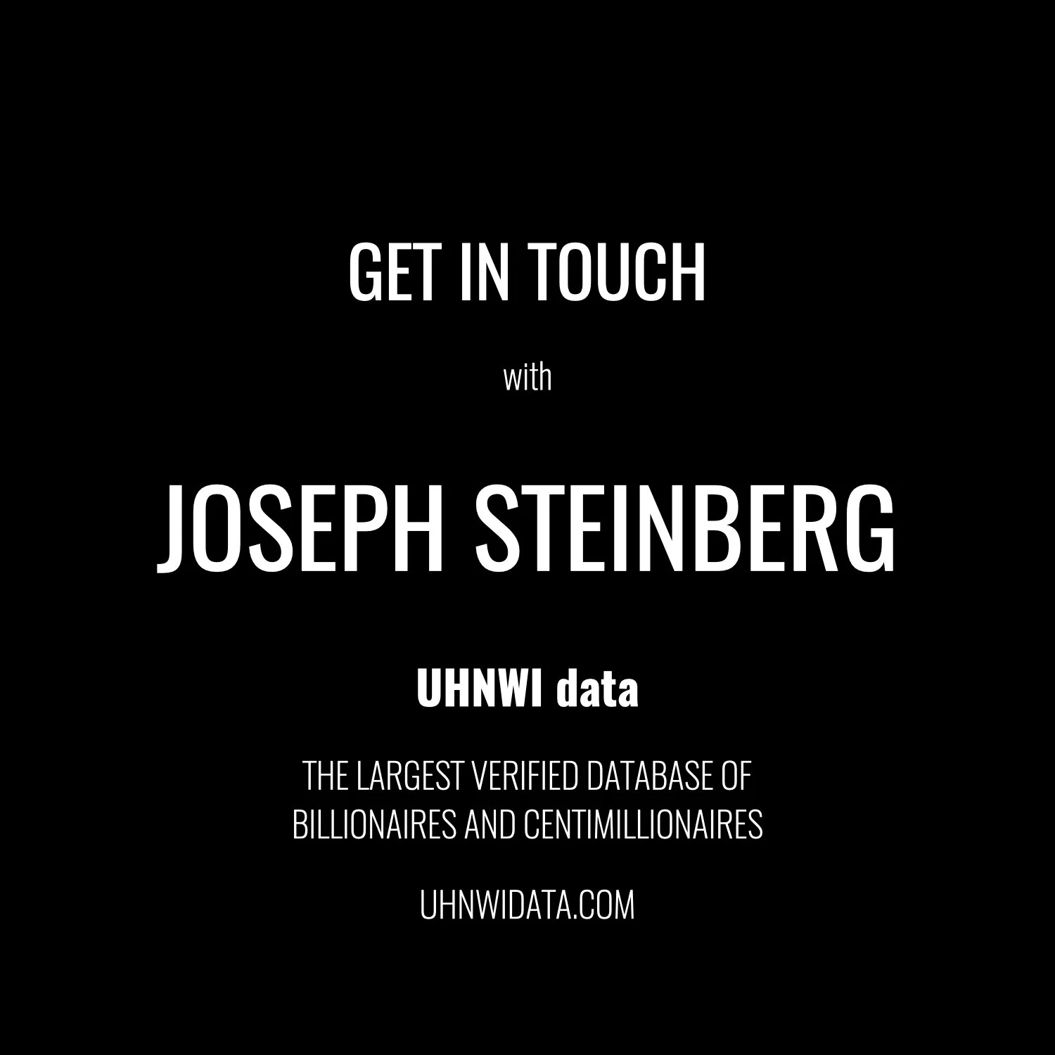 Joseph Steinberg | $1B+