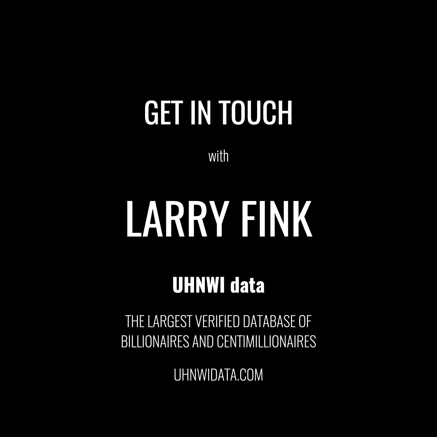 Larry Fink | $1B+