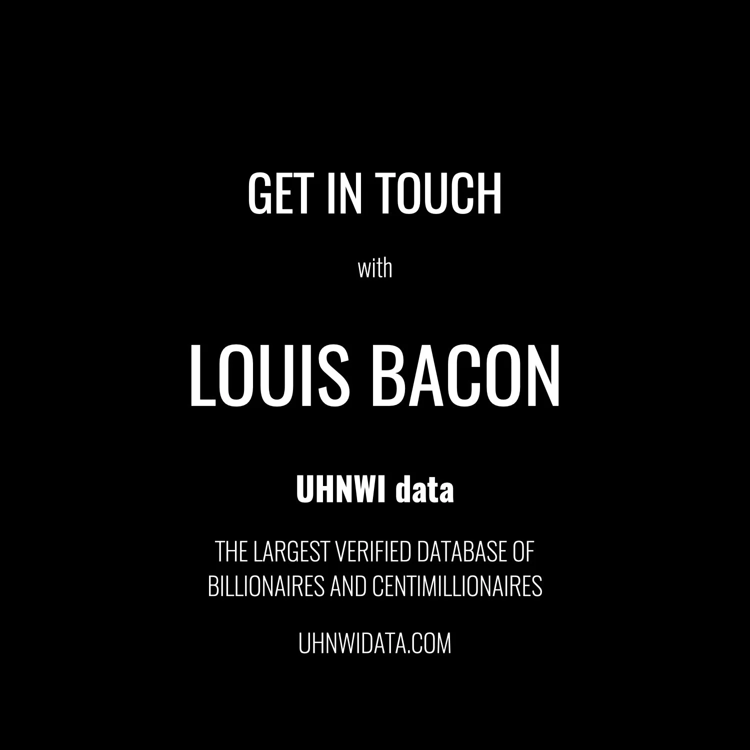 Louis Bacon | $1B+