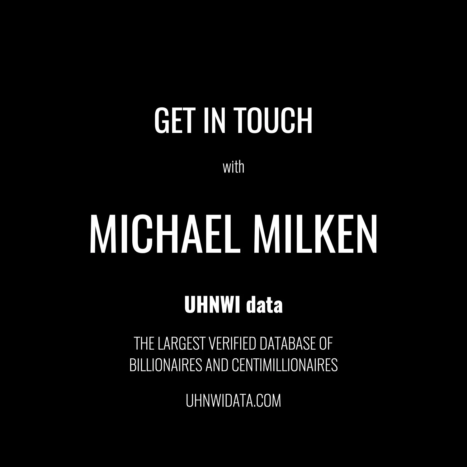 Michael Milken | $1B+