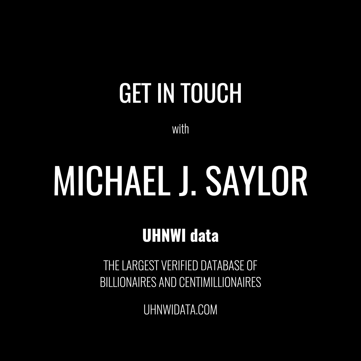 Michael Saylor | $1B+