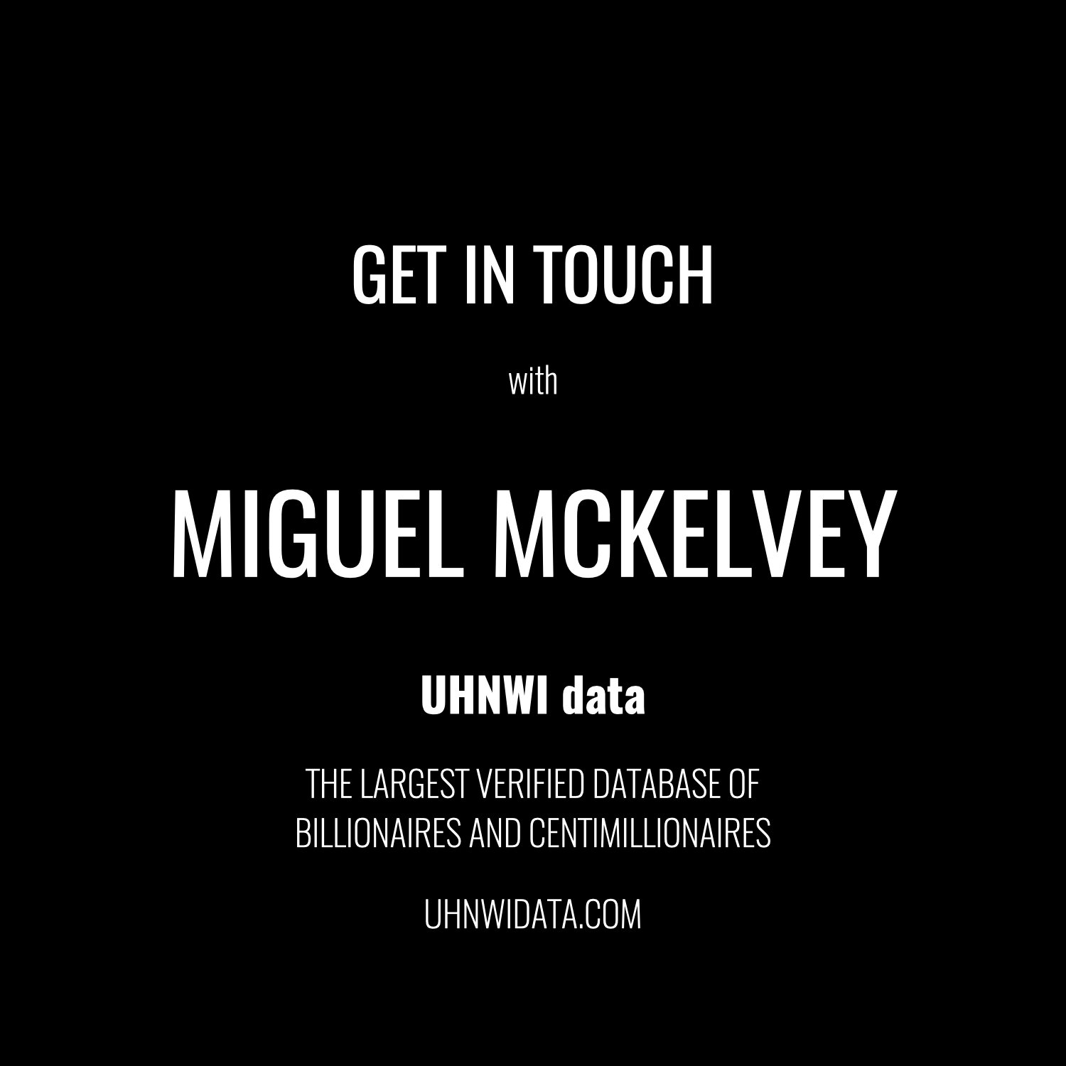 Miguel McKelvey | $1B+