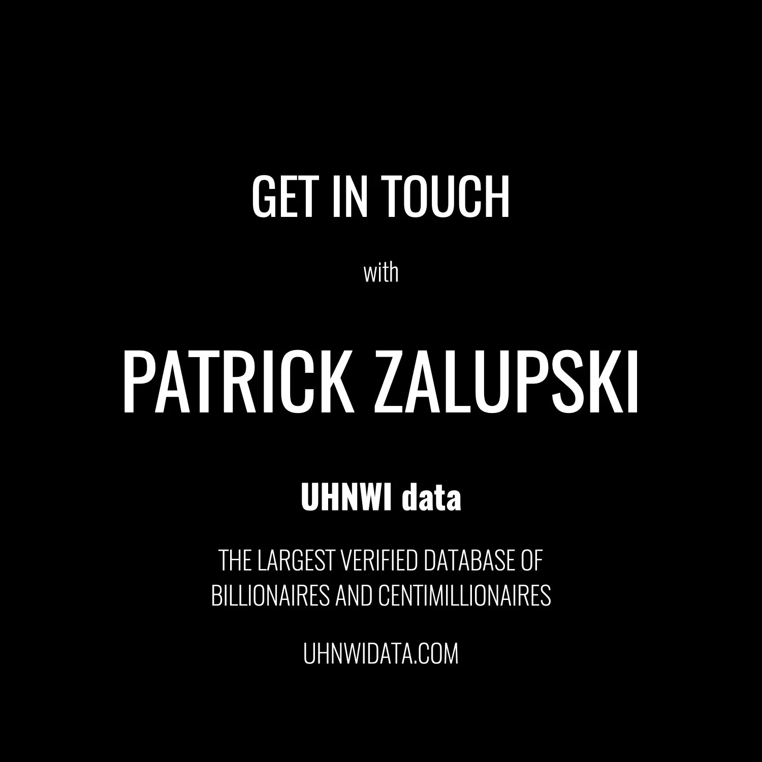 Patrick Zalupski | $1B+