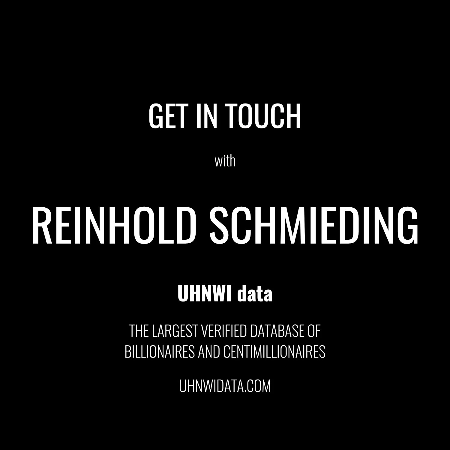 Reinhold Schmieding | $1B+
