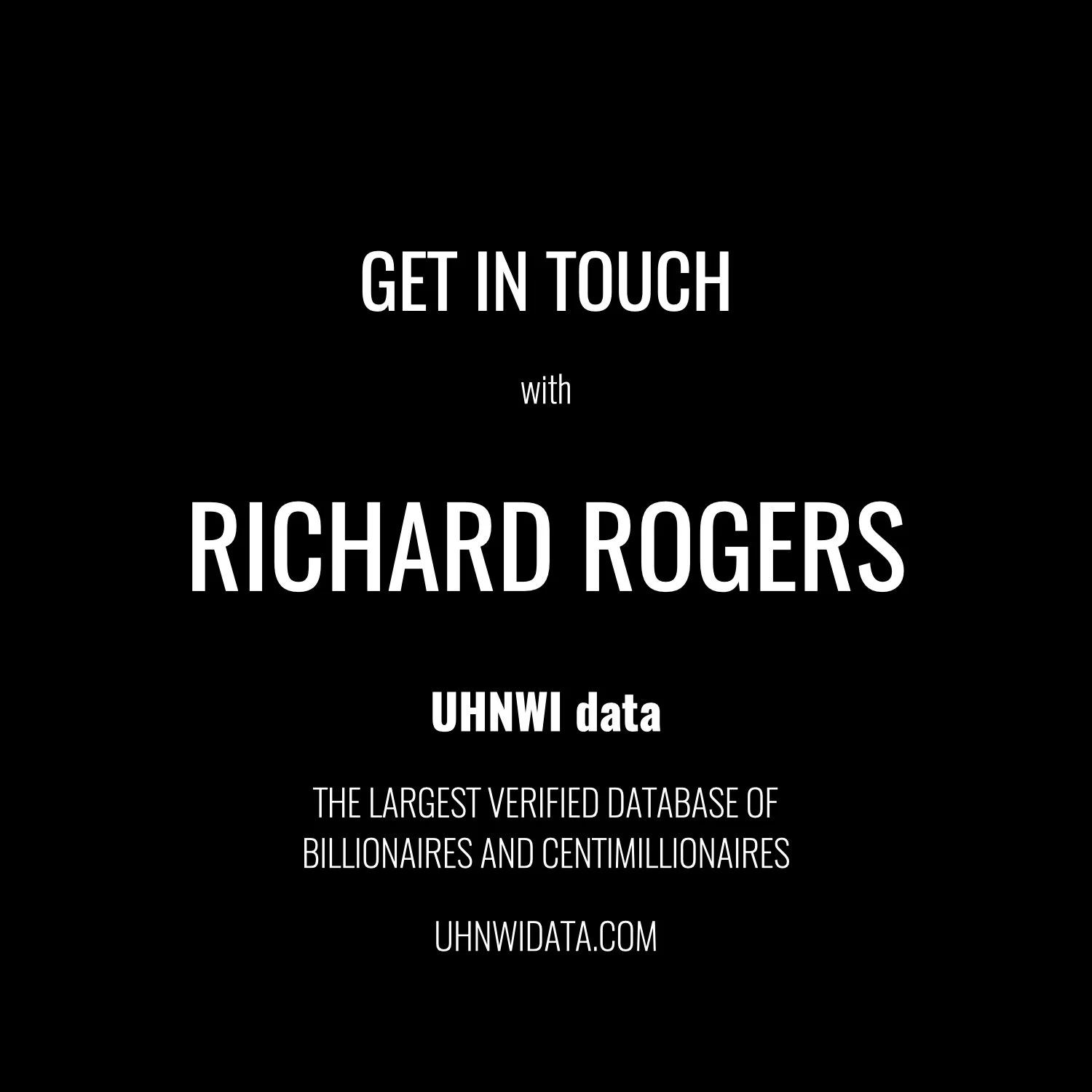 Richard Rogers | $1B+