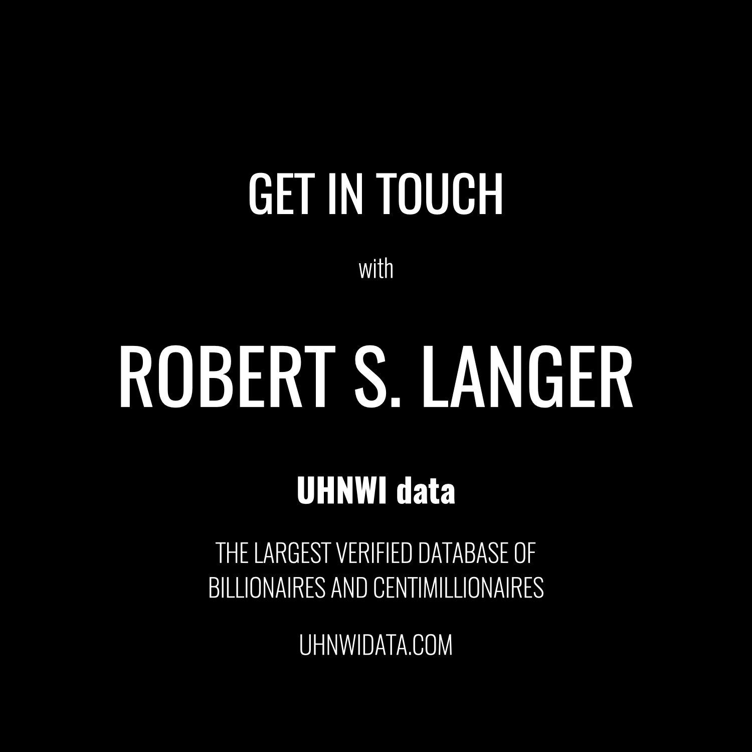 Robert Langer | $1B+