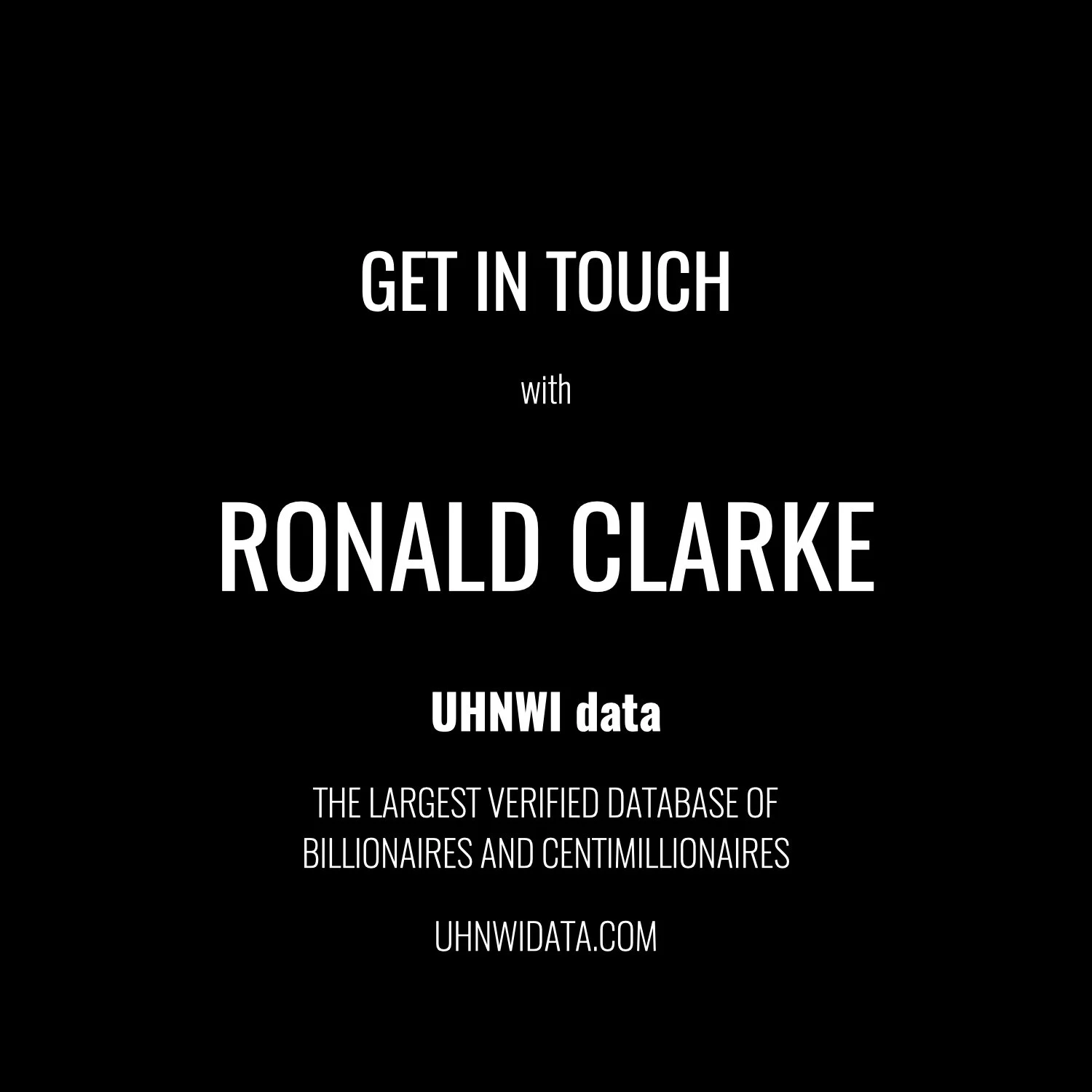 Ronald Clarke | $1B+