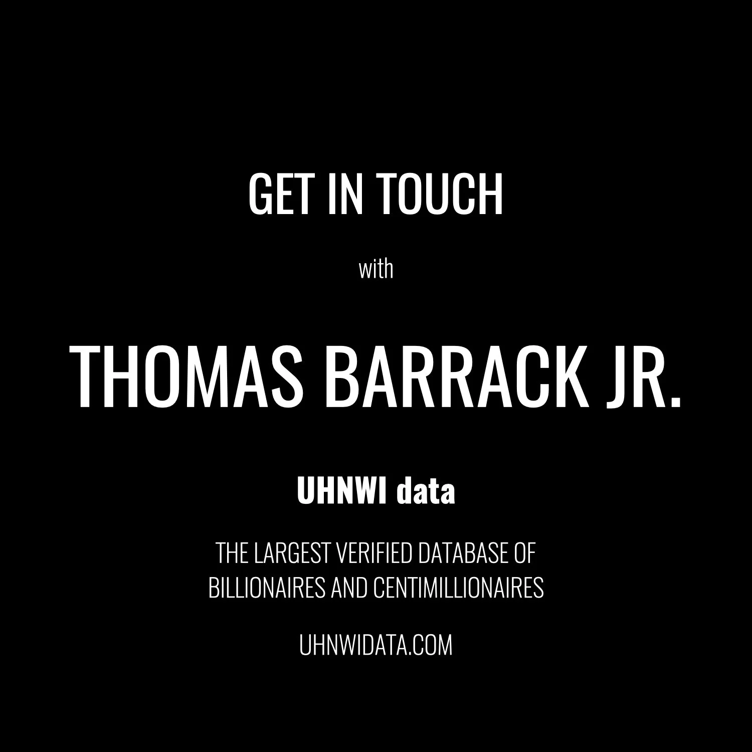 Tom Barrack | $1B+