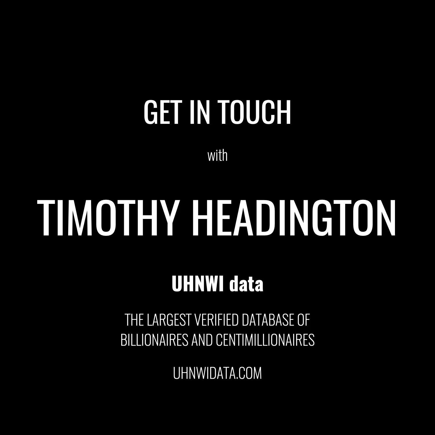 Timothy Headington | $1B+