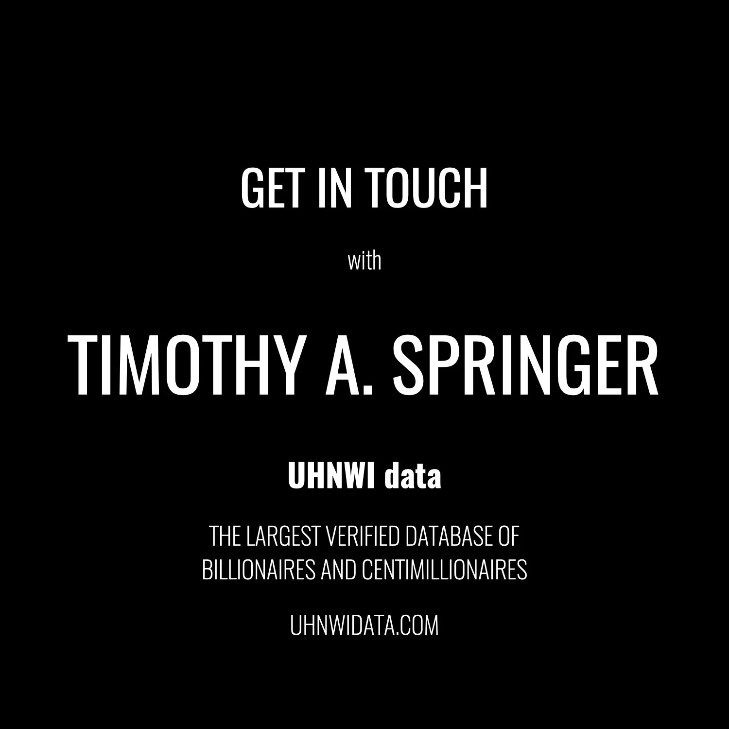 Timothy Springer | $1B+