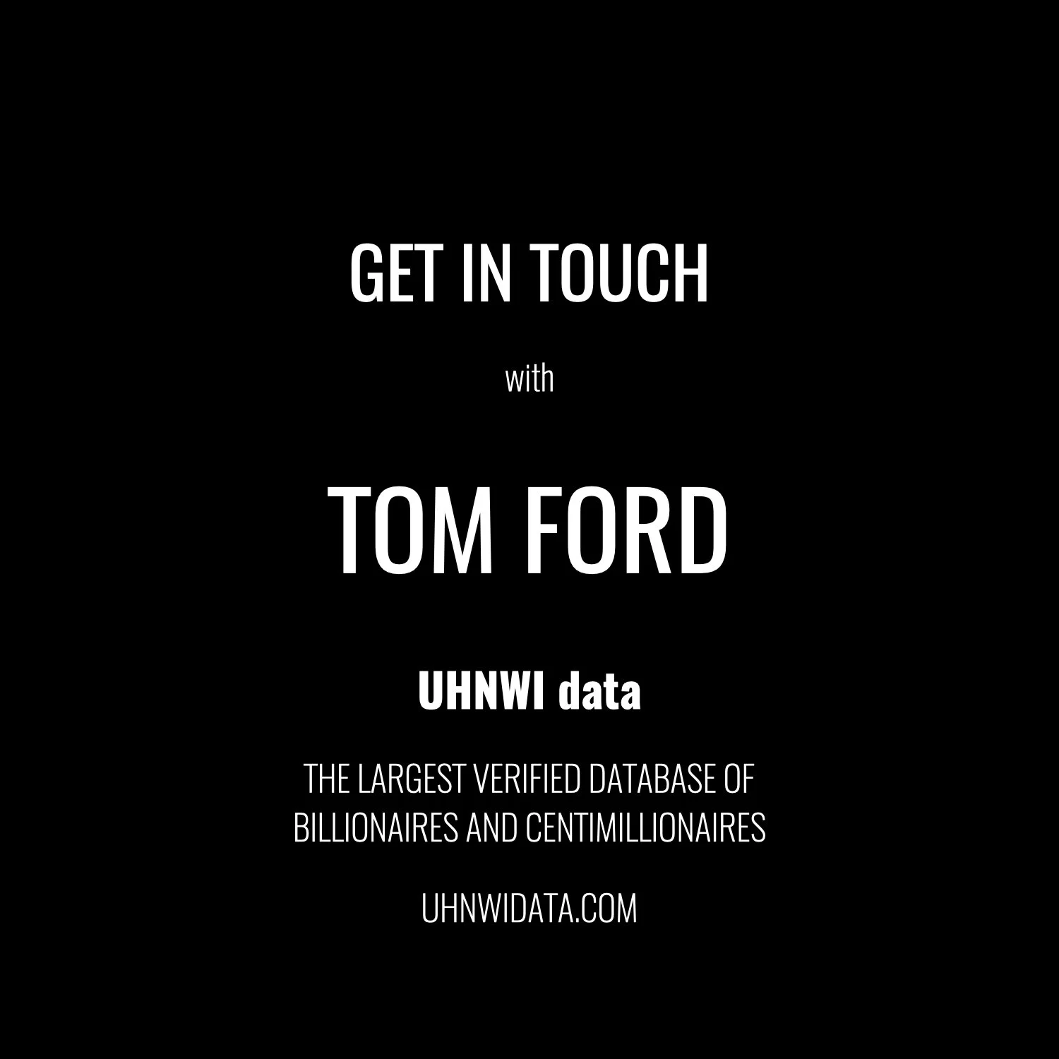 Tom Ford | $1B+