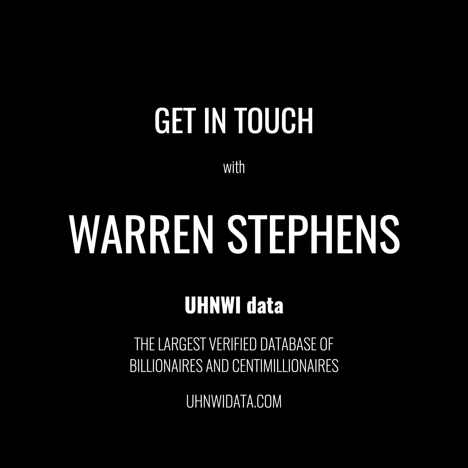 Warren Stephens | $1B+
