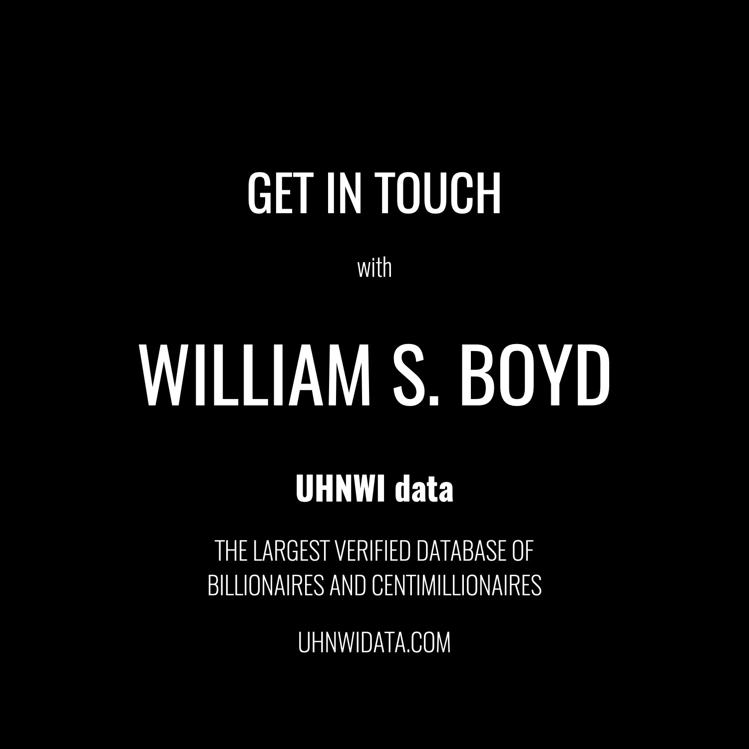William Boyd | $1B+