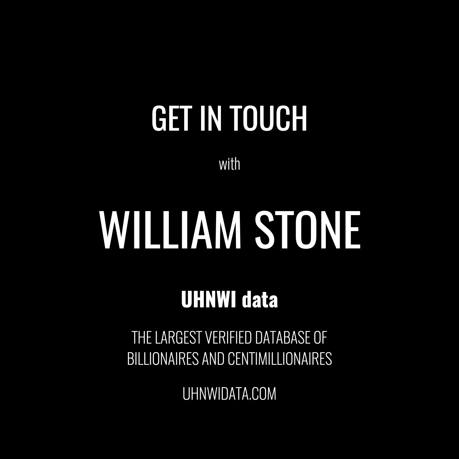 William Stone | $1B+