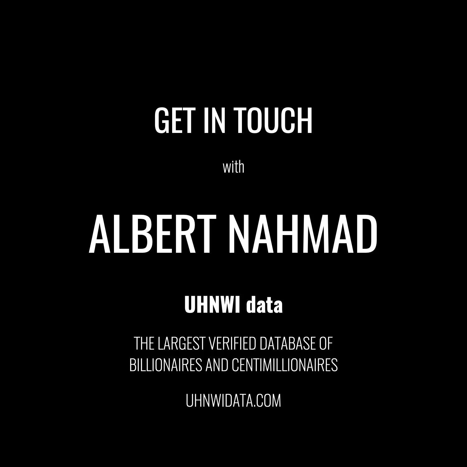 Albert Nahmad | $1B+