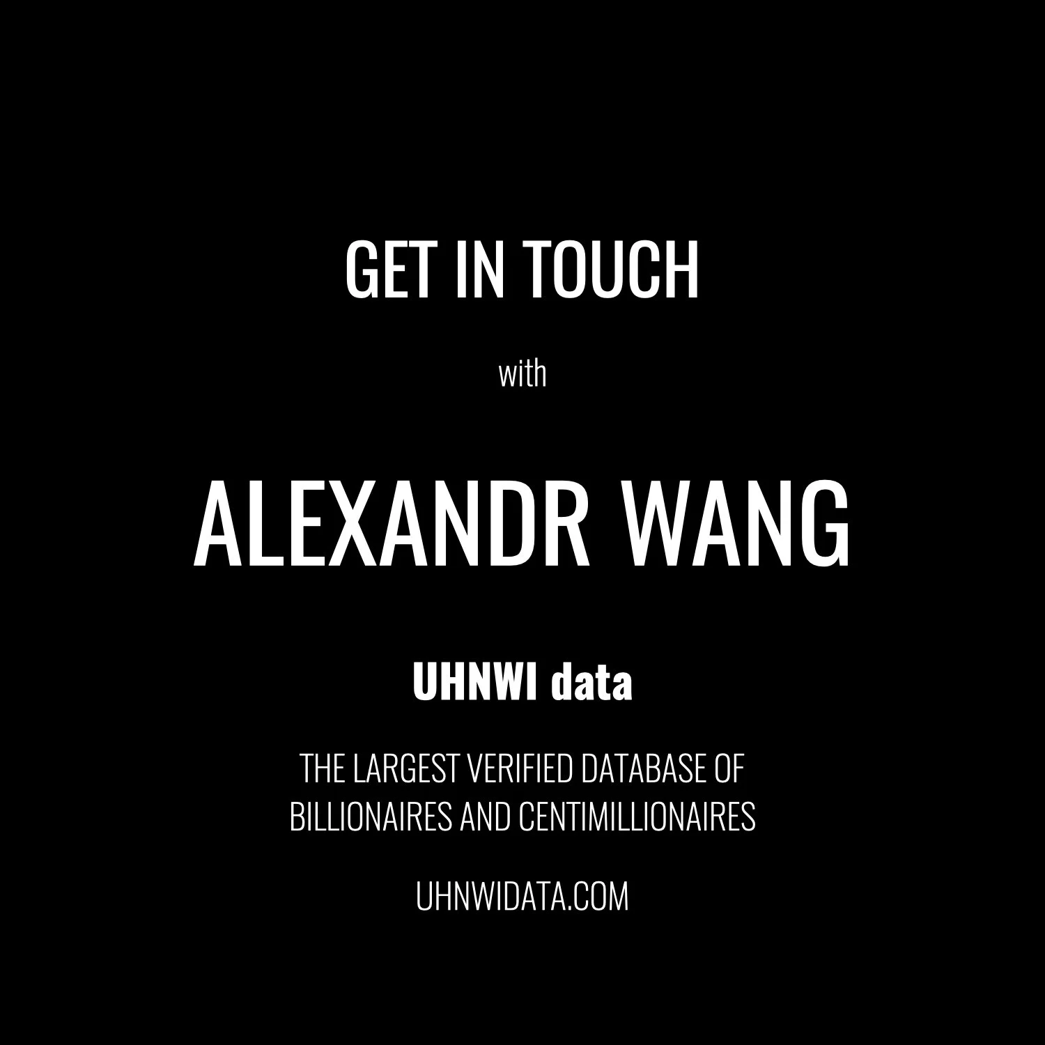 Alexandr Wang | $1B+