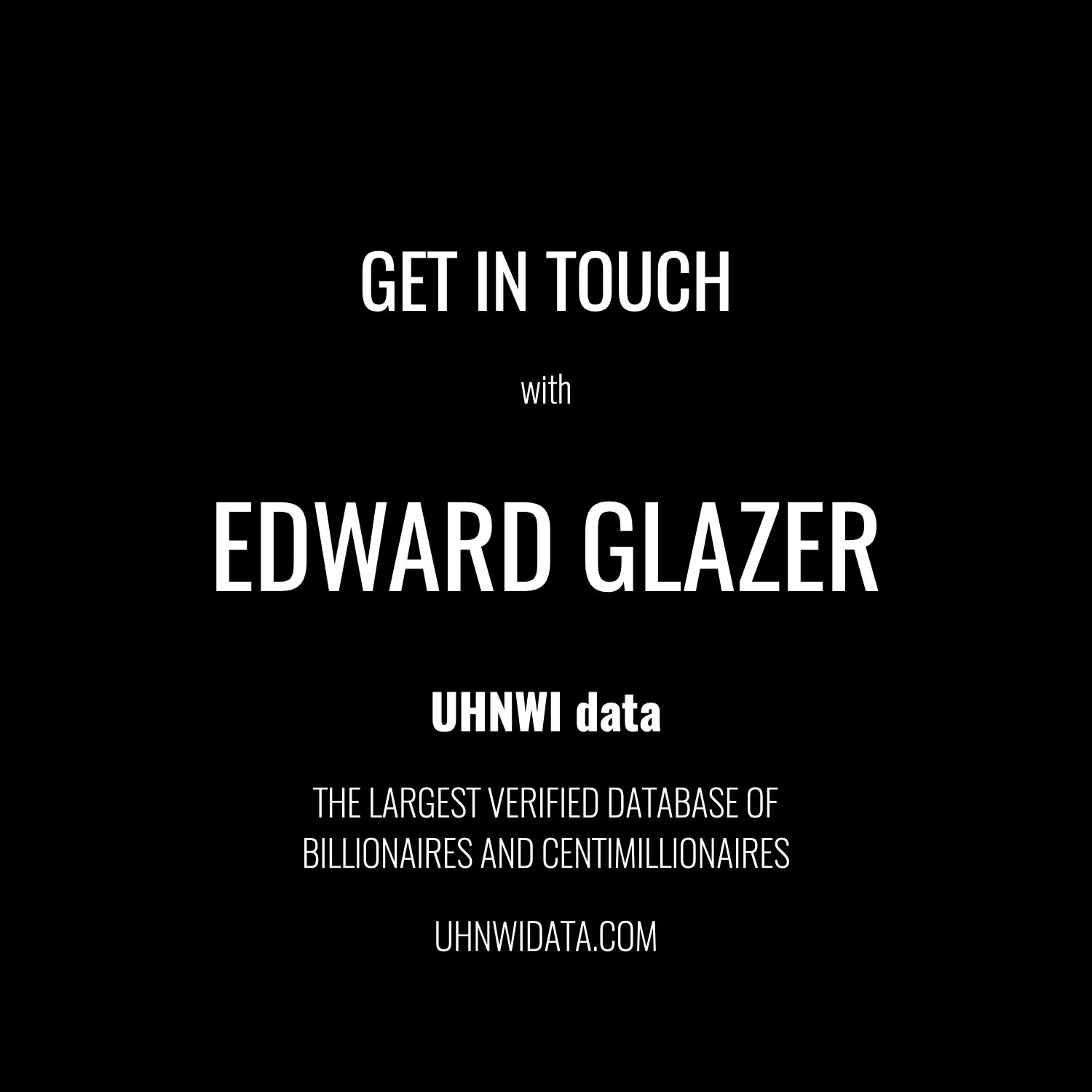 Edward Glazer | $1B+