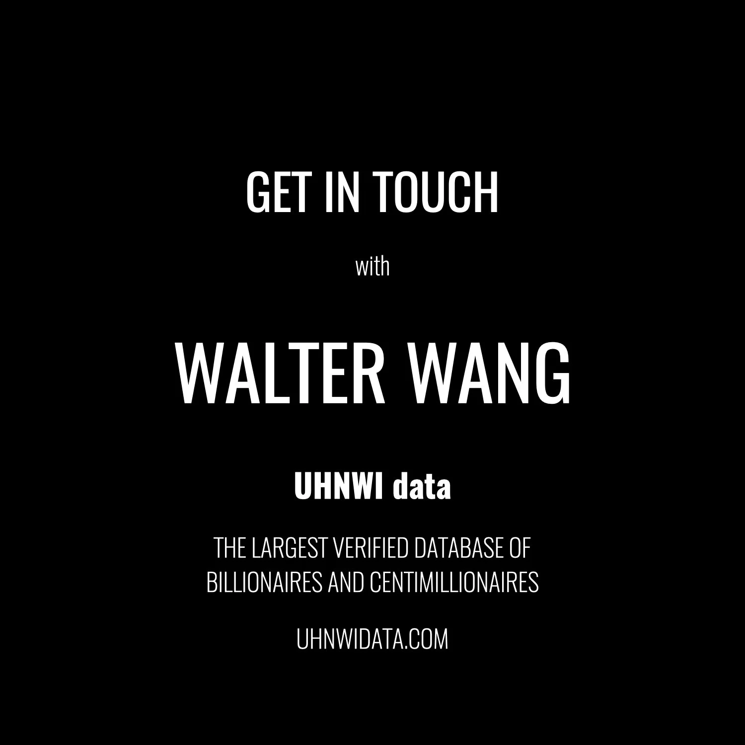 Walter Wang | $1B+