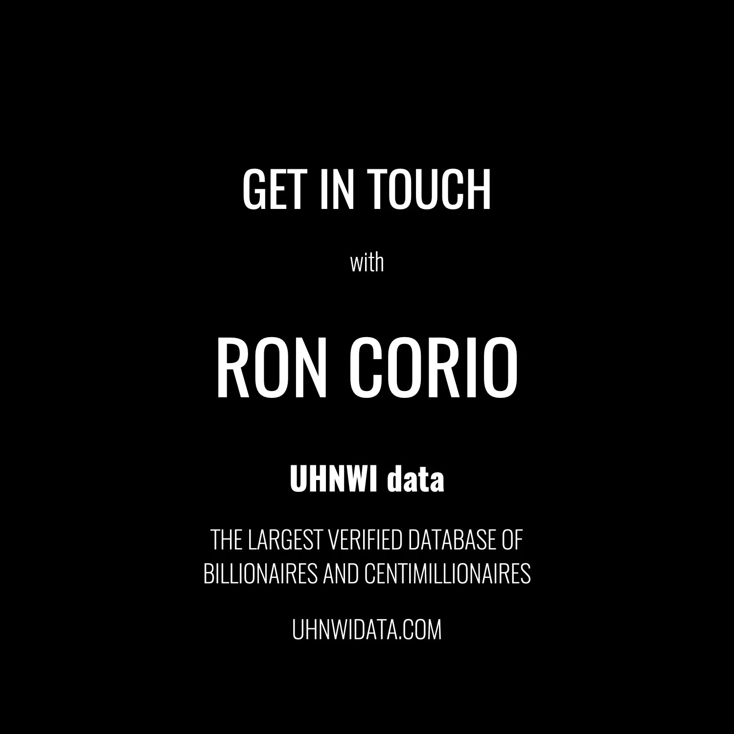 Ron Corio | $1B+
