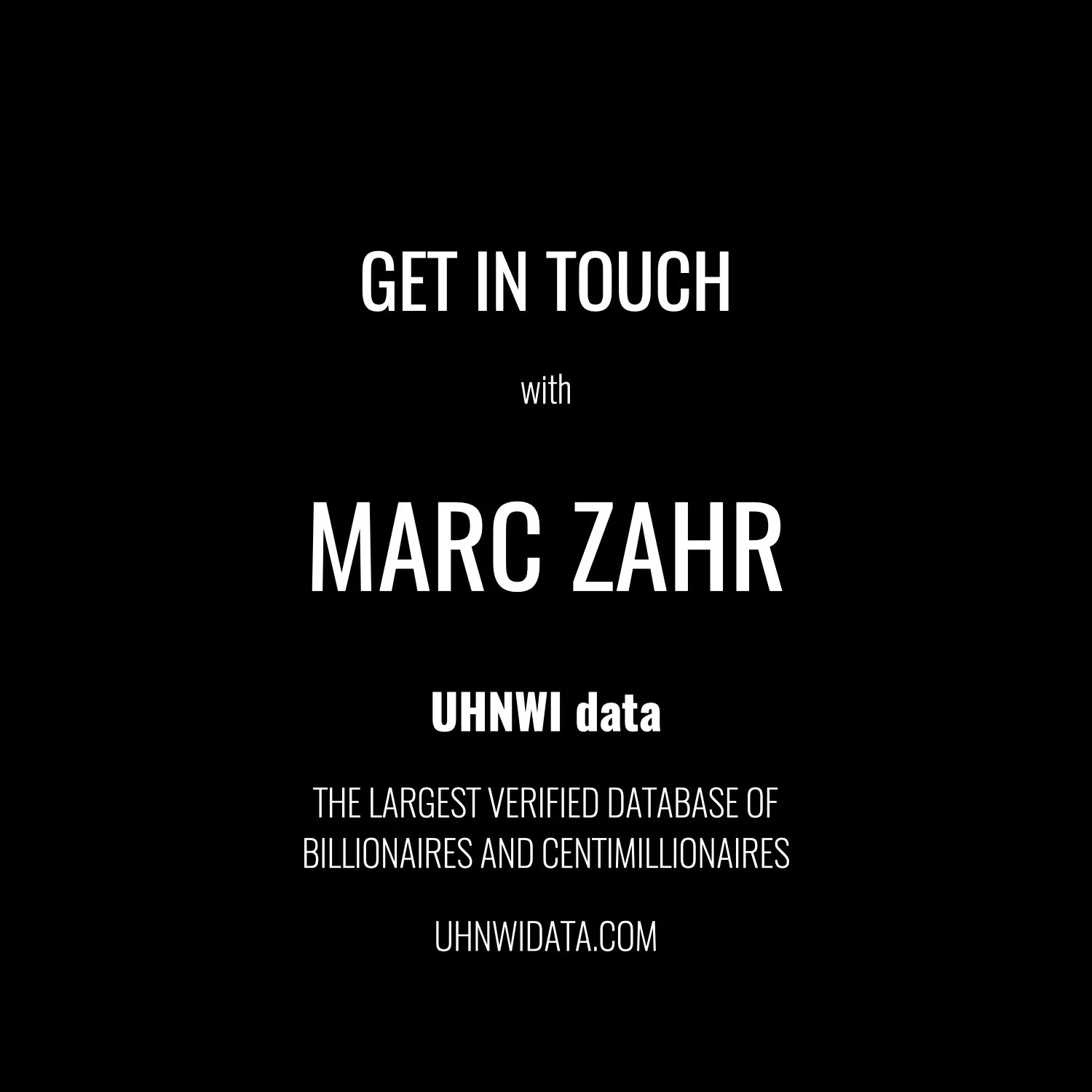 Marc Zahr | $1B+