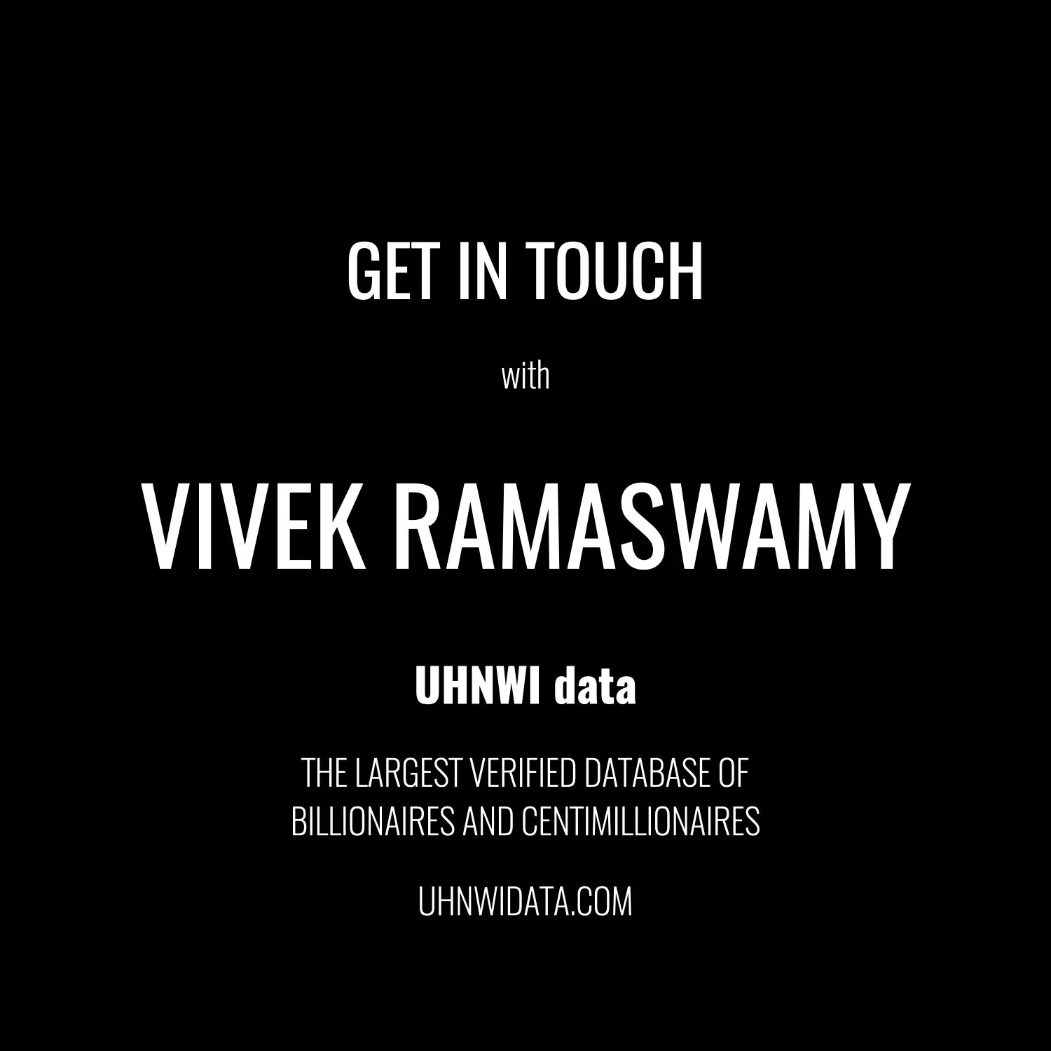 Vivek Ramaswamy | $1B+