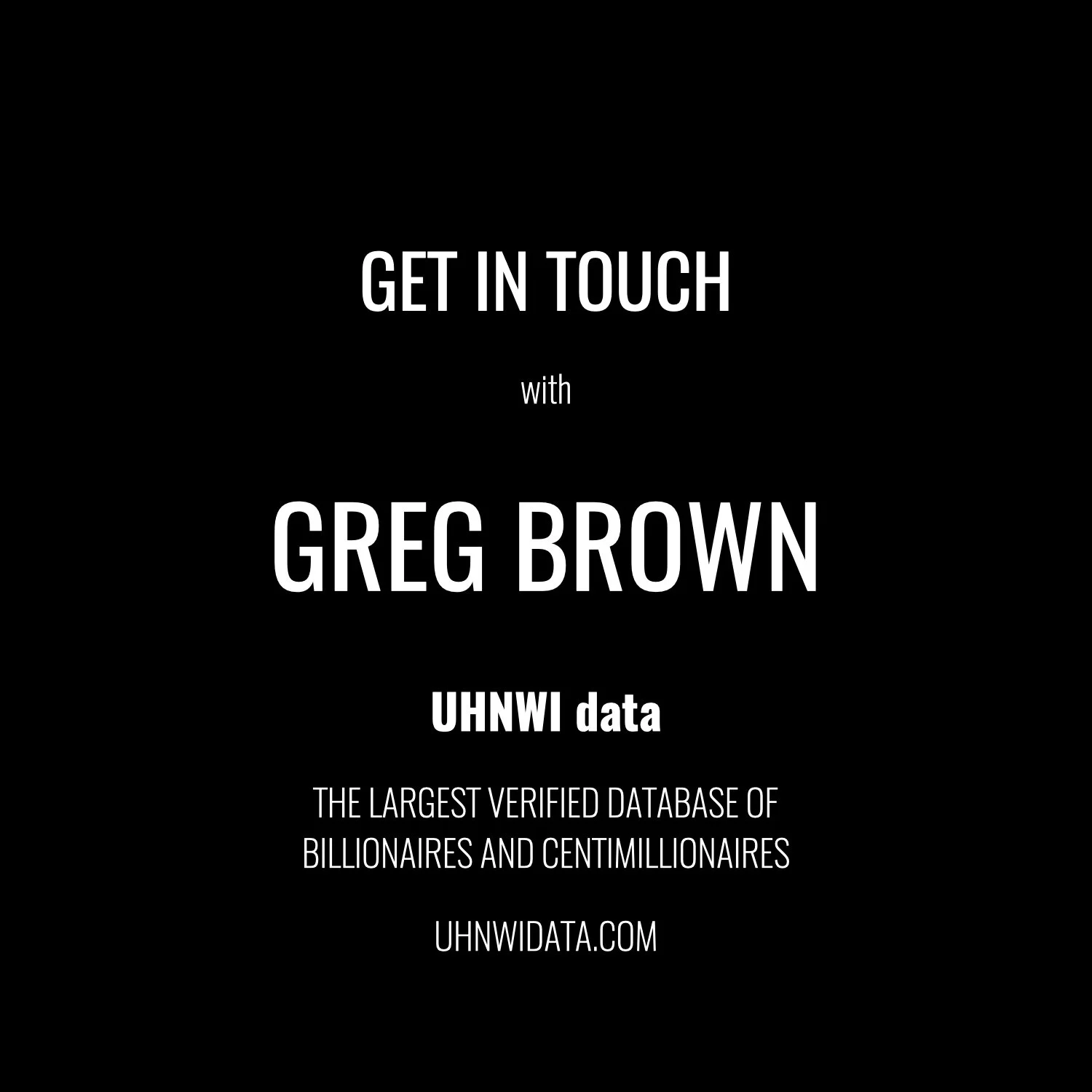 Greg Brown | $1B+