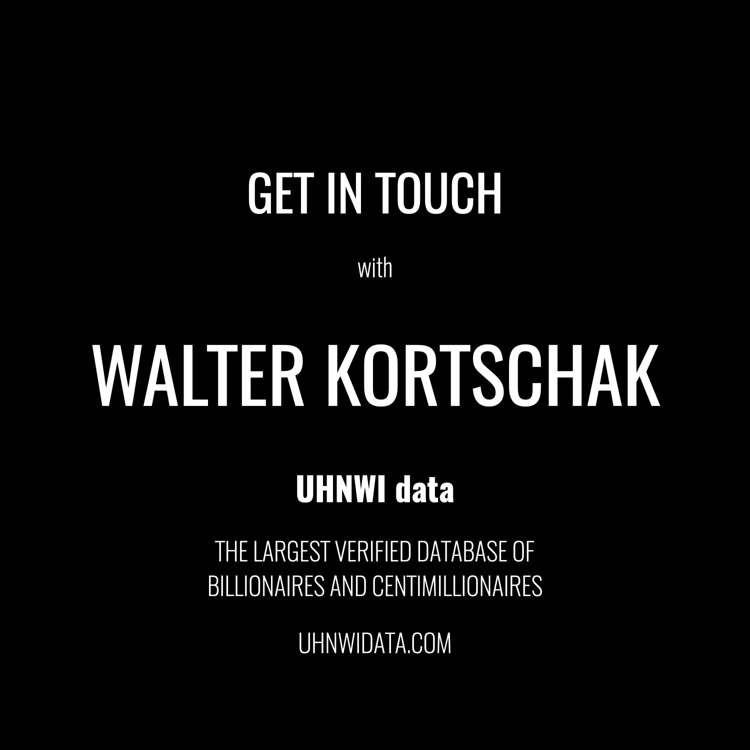 Walter Kortschak | $1B+