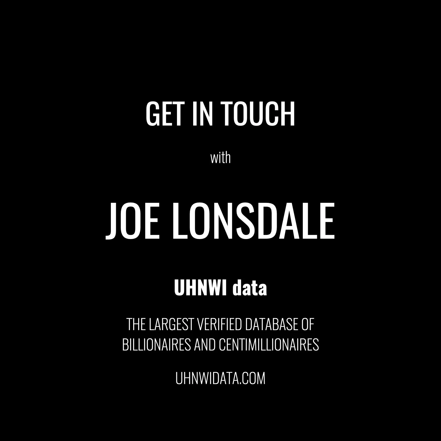 Joe Lonsdale | $1B+