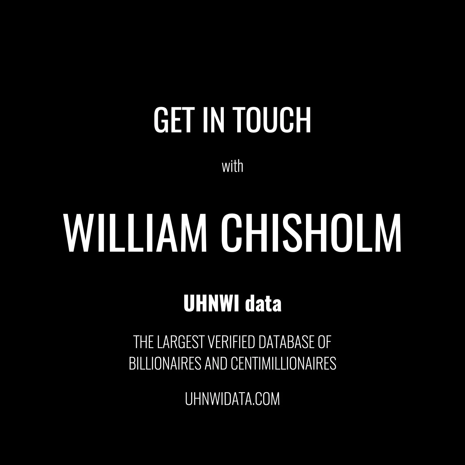 William Chisholm | $1B+