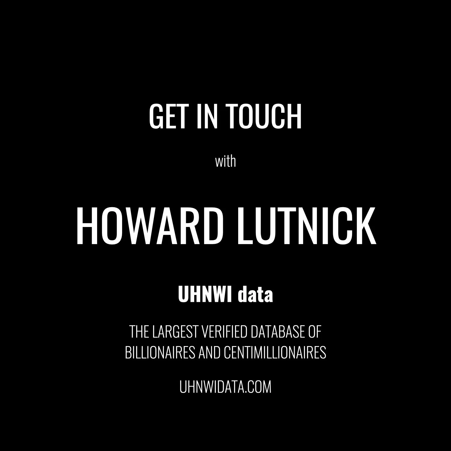 Howard Lutnick | $1B+
