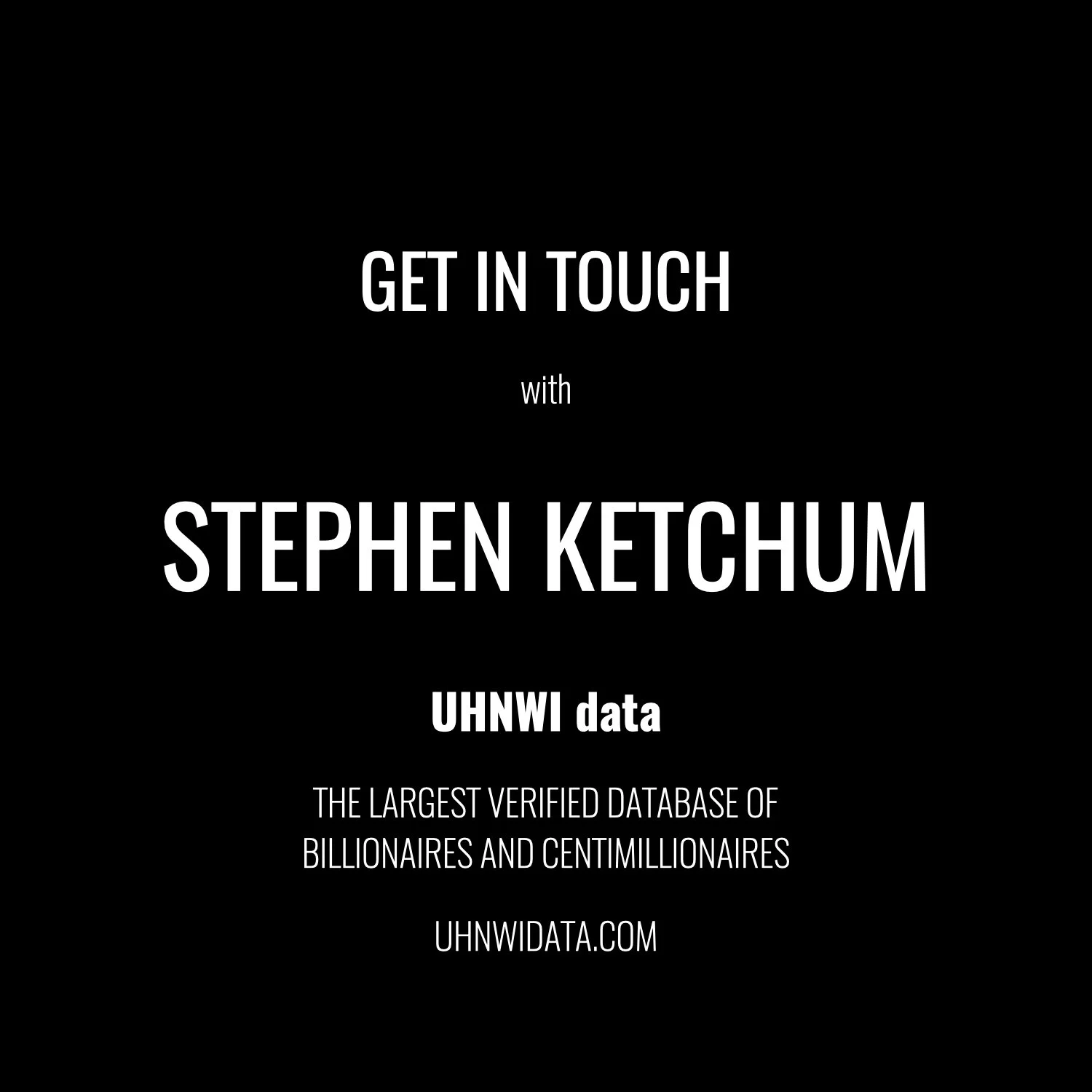 Stephen Ketchum | $1B+