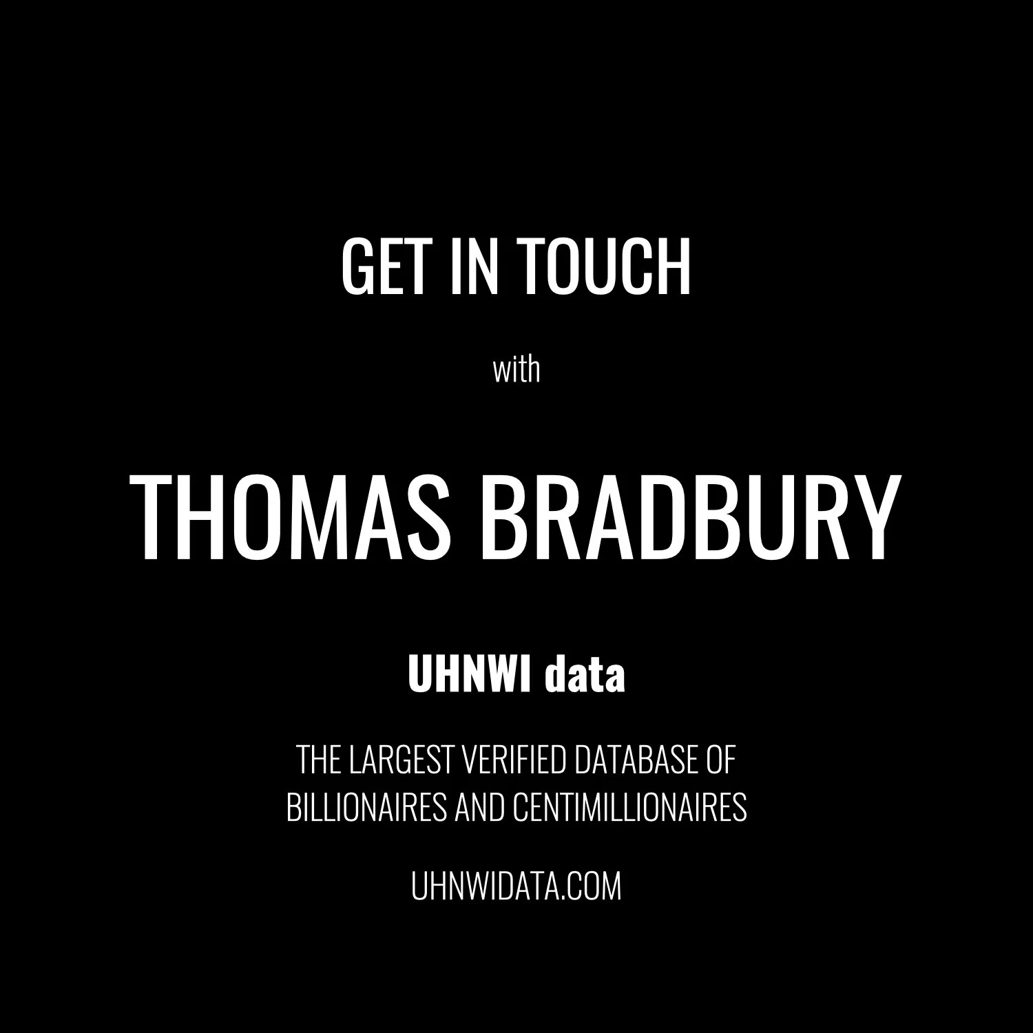 Thomas Bradbury | $1B+