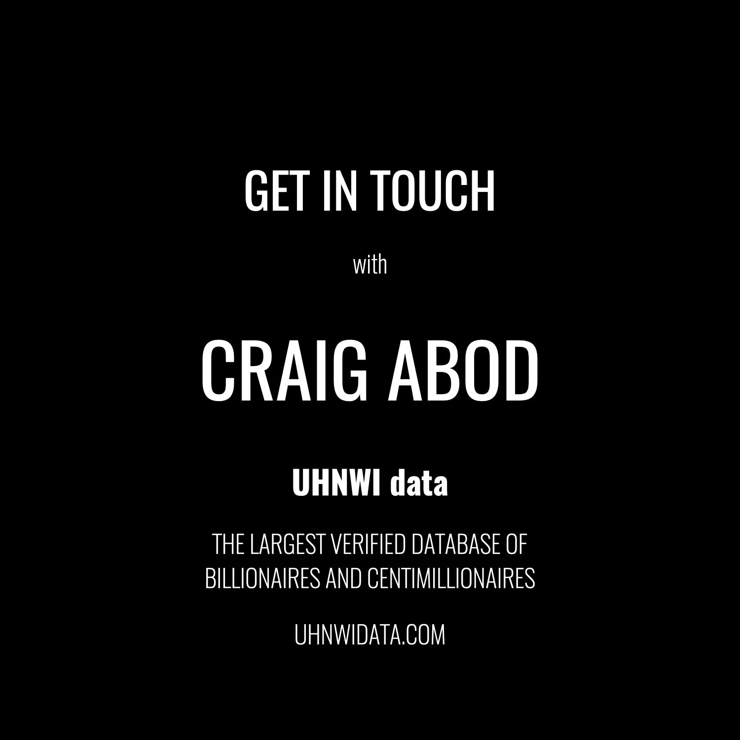 Craig Abod | $1B+