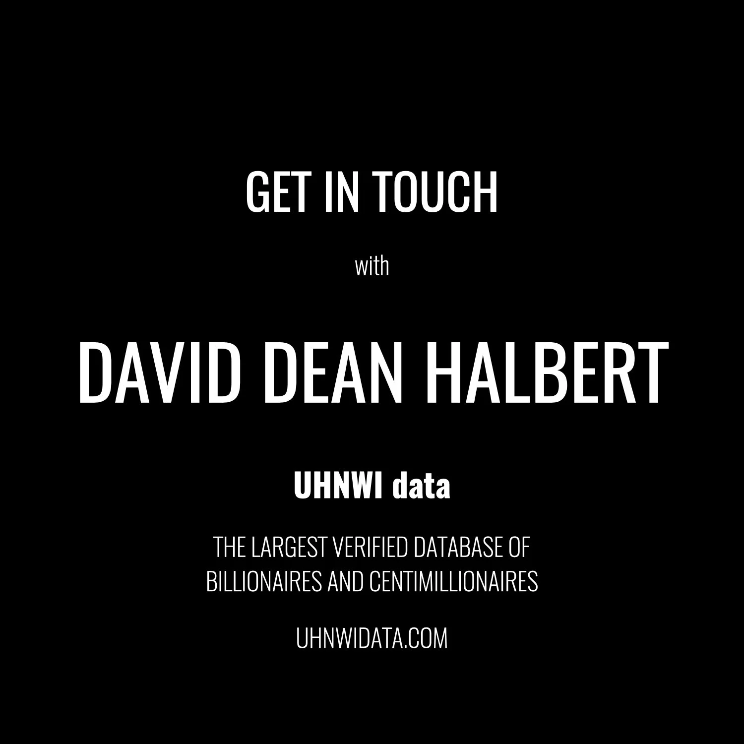 David Halbert | $1B+